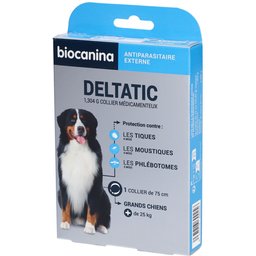 Clément Thekan Deltatic Collier antiparasitaires grand chien (+ 25 kg) 75 cm