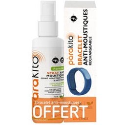Kit Spray Moustiques Famille 75ml + Bracelet Adulte