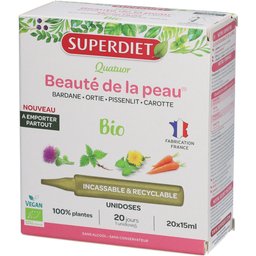 Superdiet Quatuor beauté de la peau bio