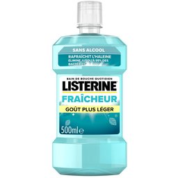 Listerine Fraîcheur – Bain de Bouche Sans Alcool Goût Plus Léger