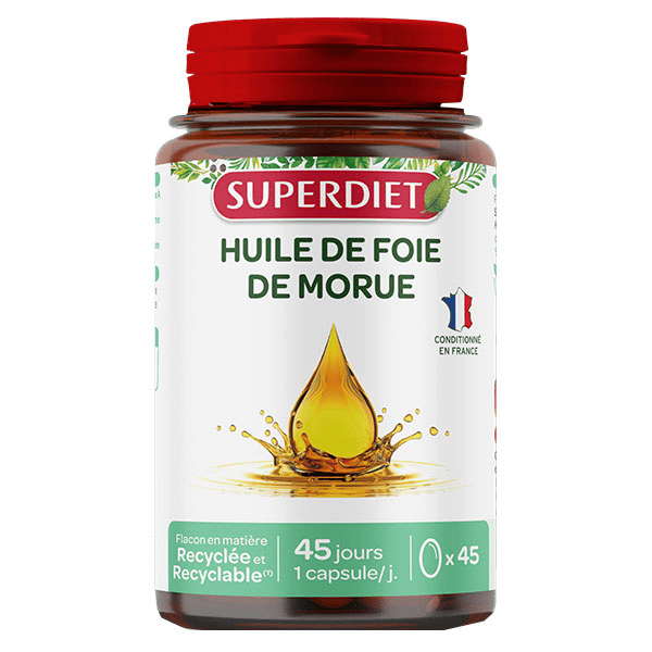 Huile de Foie de Morue 45 capsules