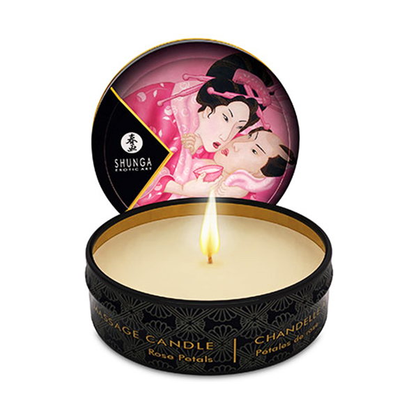 Mini Bougie de Massage Rose