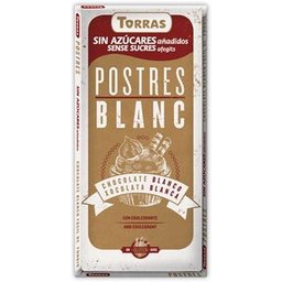 Chocolat Blanc Sans Sucre pour Desserts 200g