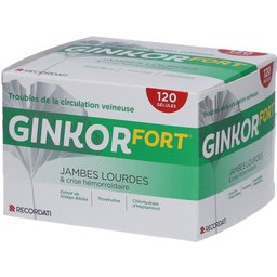 Ginkor Fort Circulation Veineuse & Hémorroïdes Capsules