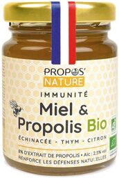 Mélange Miel et Propolis BIO - IMMUNITÉ - 125 grammes