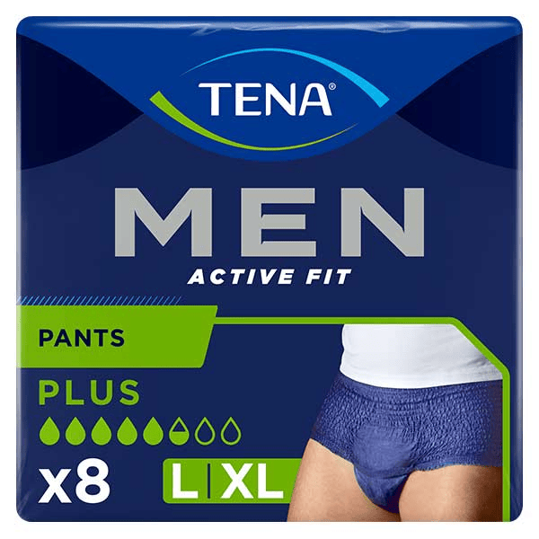 Men Active Fit Sous-Vêtement Absorbant Taille L XL 8 unités