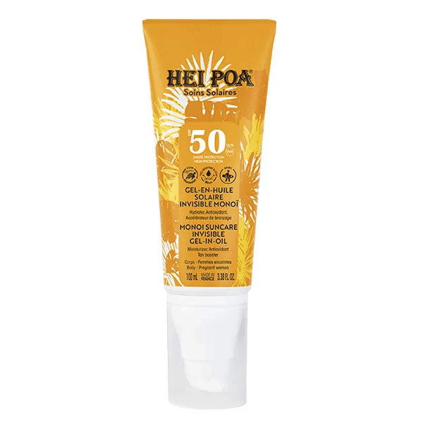 Gel-en-huile Solaire invisible Monoï SPF50 100ml