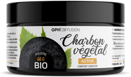 Charbon Végétal Activé en Poudre Biologique - 60 g