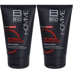 B COM BIO Organic Homme Gel nettoyant désincrustant
