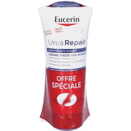 Eucerin® UreaRepair Plus Crème Pieds 10% d'Urée Peau sèche 2 x 100 ml