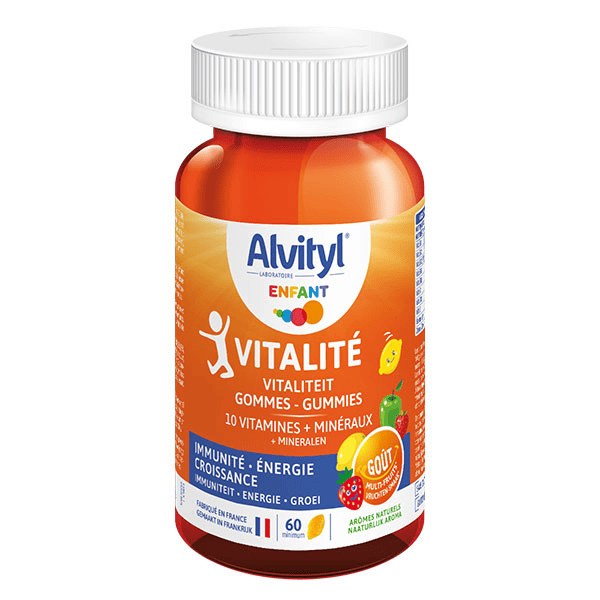 Vitalité 10 vitamines & minéraux dès 4 ans 60 gummies