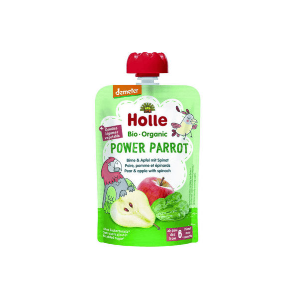 Gourde Pouchy Poire Pomme Épinards Bio +6m 100g
