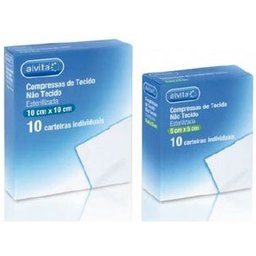 Compressas Esterelizadas Não Tecido 5x5cm 10 Unidades
