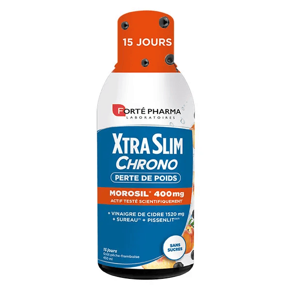 XtraSlim Chrono Morosil 400mg Vinaigre de Cidre Bouteille 450ml