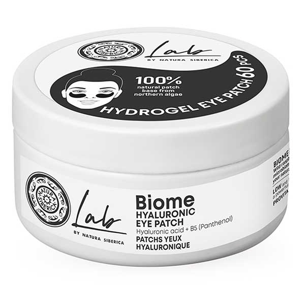 - Lab Biome - Patchs yeux hydrogel à l'Acide Hyaluronique x60