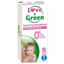 Love & Green Couches Hypoallergéniques T5 40 pièces