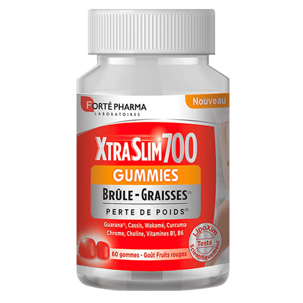 Xtraslim 700 Gummies Minceur Brûle Graisses Perte de Poids 1 mois
