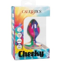 Cheeky Medium Tiedye Anal Plug 1ut