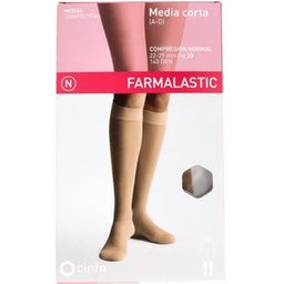 Bas Court (A-D) Compression Normale Beige TXL