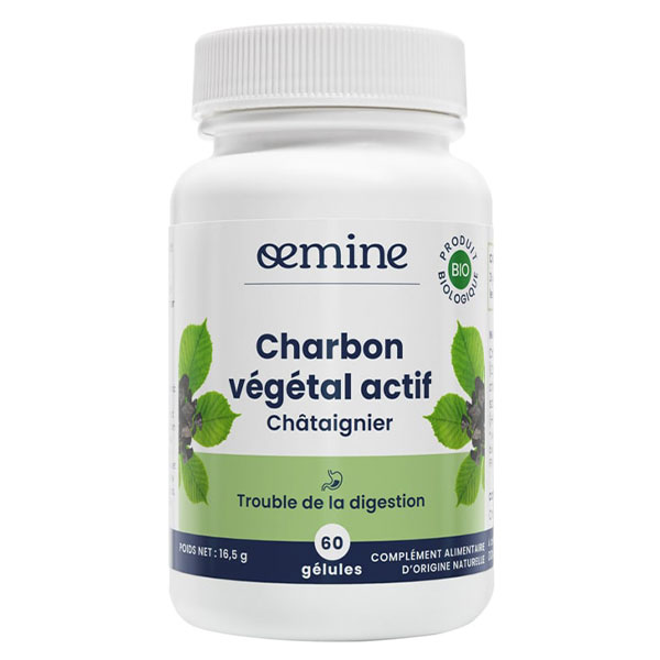 Charbon Végétal Actif 60 gélules