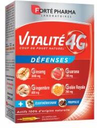 Forté Pharma Vitalité 4G Défenses 20 Ampoules - Boîte 20 ampoules de 10 ml