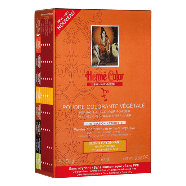Henne Color Poudre Colorante Blond Rayonnant 100g