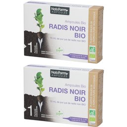 Nat & Form Ampoules Radis noir Bio