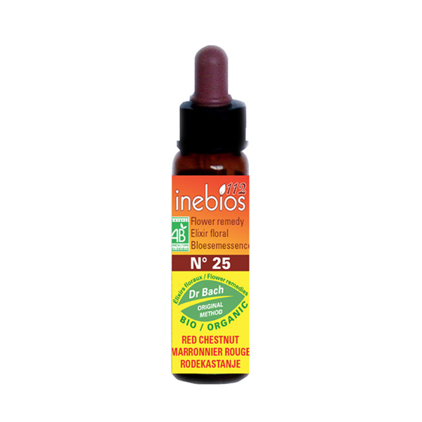 Fleur de Bach n°25 Red Chestnut - Marronnier Rouge Bio 10ml