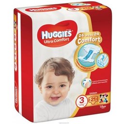 Hugg.U-Comf.Base3(4-9Kg)21Pcs