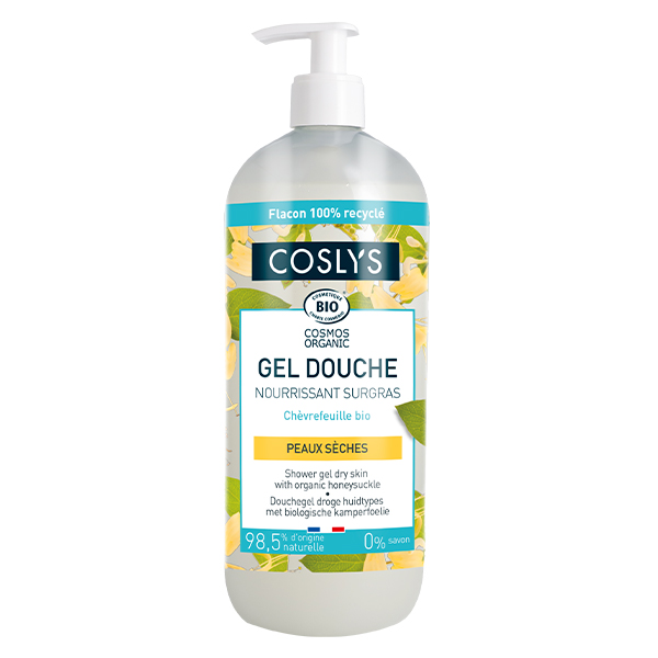 Gel Douche Nourrissant Surgras Chèvrefeuille Bio 1L