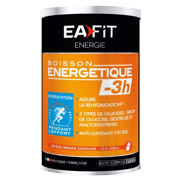 Boisson Energétique -3H Goût Orange Sanguine 500g