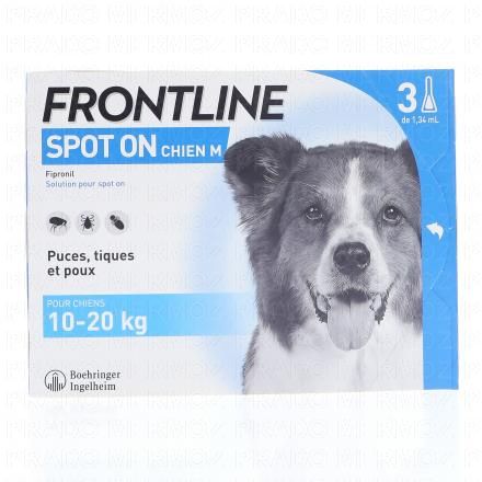 Spot On - Chien M x3 pipettes