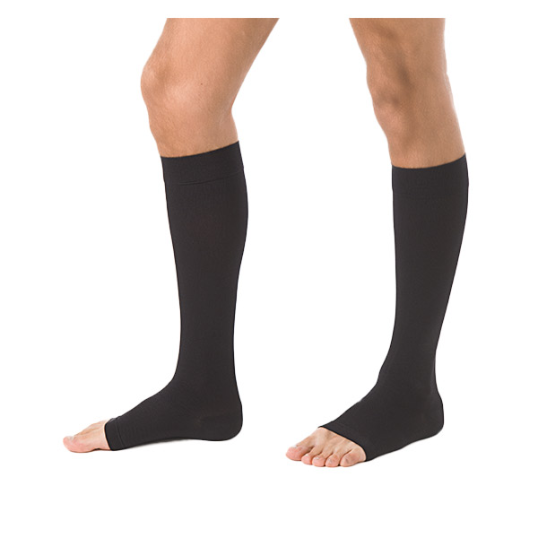 Essentiel Microfibre Homme Chaussettes Pieds Ouverts Classe 2 Normal Taille L Noir