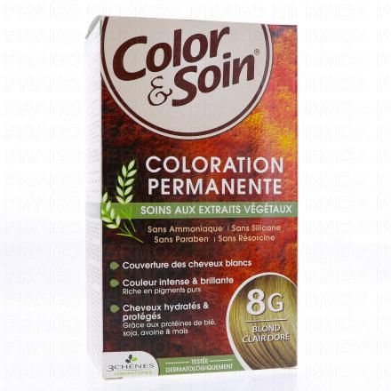 LES 3 CHÊNES Color & soin n°8G blond clair doré