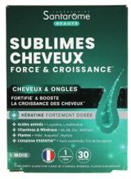 Sublimes Cheveux Force & Croissance Cheveux et Ongles 30 Comprimés - Boîte 30 comprimés