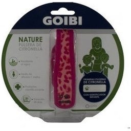 Nature pulsera de citronella animal rosa rosa