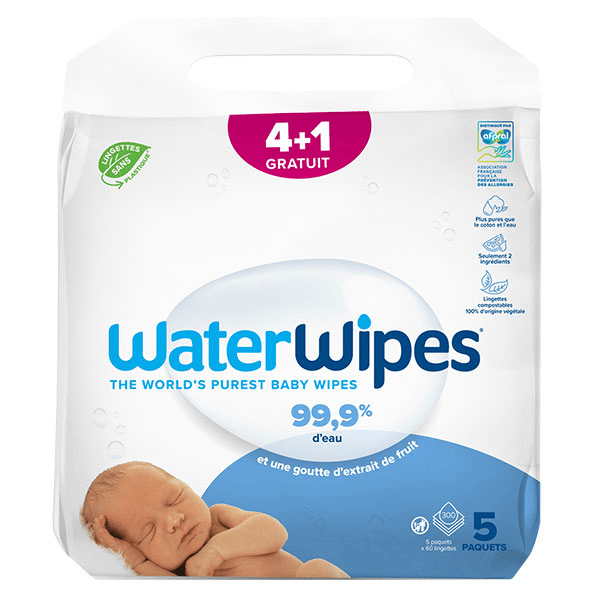 Lingettes Pures Lot de 4 + 1 gratuit