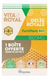 Vita'Royal Gelée Royale Bio 1800 mg Lot de 3 x 10 Ampoules - Lot 3 x 10 ampoules de 10 ml