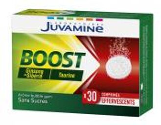 Boost Ginseng de Sibérie Taurine 30 Comprimés Effervescents - Boîte 30 comprimés