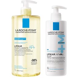 La Roche Posay Lipikar Huile Lavante AP+ relipidante & Lipikar Baume Ap+Max