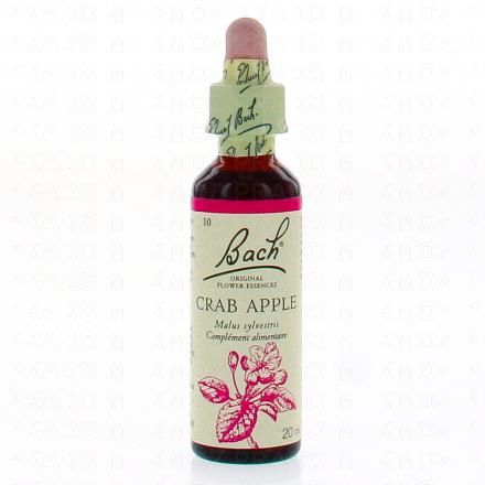 FLEURS DE BACH Original n°10 Crab apple fleur de bach flacon compte-gouttes 20ml
