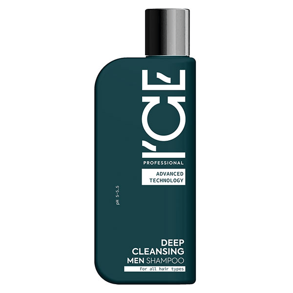 ICE MEN Shampoing purifiant équilibrant nettoyage intense pour homme 250 ml