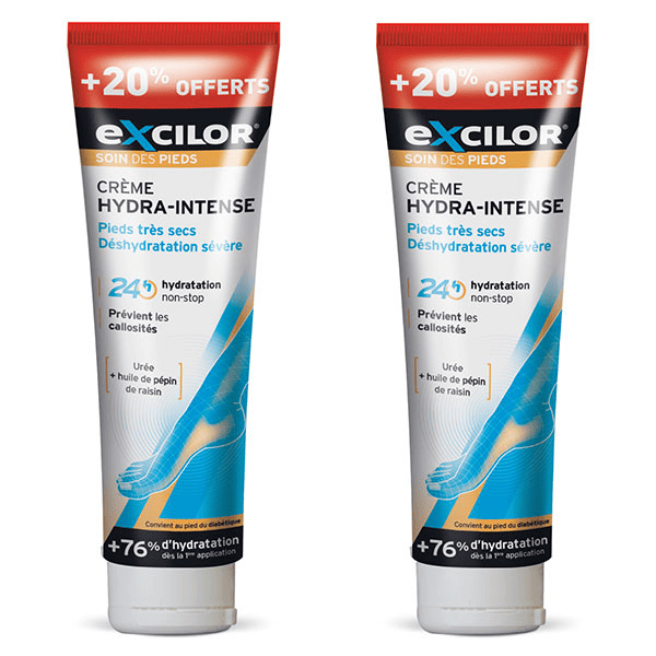Soin des Pieds Crème Hydra-Intense Pieds Très Secs Lot de 2 x 125ml
