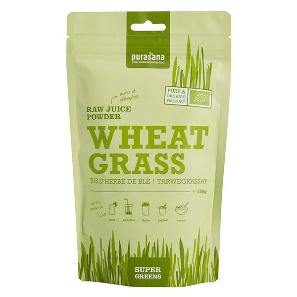 Jus d'Herbe de Blé Poudre Bio 200g