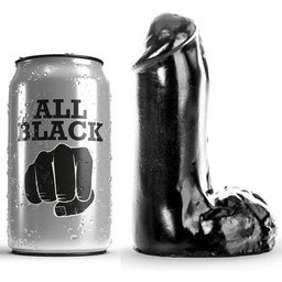 Gode réaliste tout noir 13cm 1pc