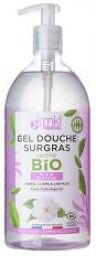 Gel Douche Bio 1 l Fleur Blanche - Flacon-Pompe 1 L