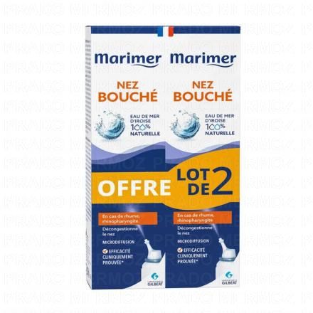 Spray nez bouché - rhume rhinopharyngite lot de 2 x 100ml