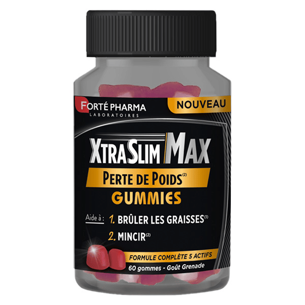 XtraSlim Max Gummies Perte de Poids Minceur Brule graisse 60 Gommes