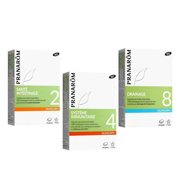 Pranarôm Oleocaps+ en 2 - 4 - 8 - 30 capsules chacune