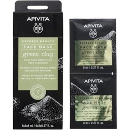 Express Beauty masque à l'argile verte nettoyant en profondeur 2udsx8ml